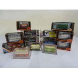 Six EFE & seven Original Omnibus coaches/buses/trams, all boxed vgc  (13)