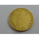 Twenty Korona gold coin 1893 - 6.7g