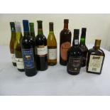 A quantity of alcohol to include wines and liqueurs  (10)