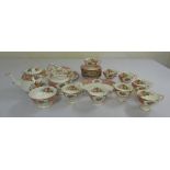 Royal Albert Lady Carlyle part tea service to include teapot, cups and saucers (29)