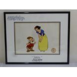 Disney limited edition framed and glazed cell, Snow White 999, 24.5 x 34.5cm