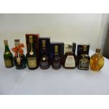 A quantity of alcohol to include Cognac, Whisky and liqueur  (8)