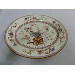 Royal Worcester Chinoiserie oval dish circa 1890