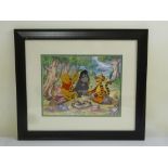 Disney limited edition framed and glazed cell, Pooh and Friends 002, 25 x 32.5cm