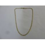 9ct gold necklace, approx 16.2g