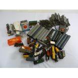 A quantity of OO gauge model railways playworn to include engines, coaches, rolling stock track