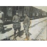 A PHOTOGRAPH, Ataturk, with İzzettin Calisar.  A photograph , Ataturk with İzzettin Calisar,