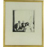 Salomon Van Abbe (Dutch 1883-1955),
etching, "Revoked," signed in pencil no. 18/60, p 10.