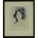 After John Singer Sargent,
print, portrait of Elizabeth Asquith,