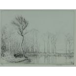 Charles William Cain (1893-1962),
etching, after the flood, signed in pencil, no. 20/20, p 8.