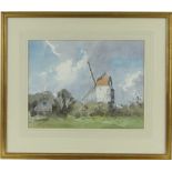 Stanley Orchart,
watercolour, Argos windmill, Mayfield, Sussex, signed, 14" x 19", framed.