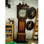 An 18th century 8-day long case clock,