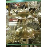 A Silver flambe stand, 8.