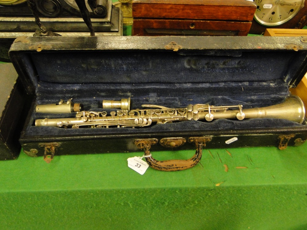 Elkhart Pedler clarinet in case.