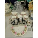 Worcester "Royal Garden" teaset, ornaments, etc.