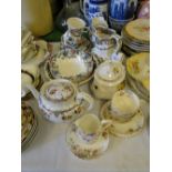 Booth's and Royal Cauldon part sets, teapots, etc.