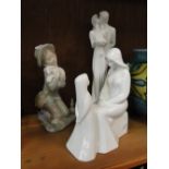 2 Doulton groups and a Spanish figure.