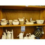 A Wedgwood teaset,
No. Y.4750, cherub bowls, etc.