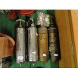 3 Pyrene Vintage fire extinguishers and another, (4).