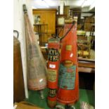 A Minimax Vintage fire extinguisher and 2 others, (3).