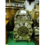 Brass 2 train lantern clock