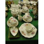 Derby "Posies" teaset and matching items.