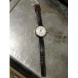 Gent's gold cased wrist watch