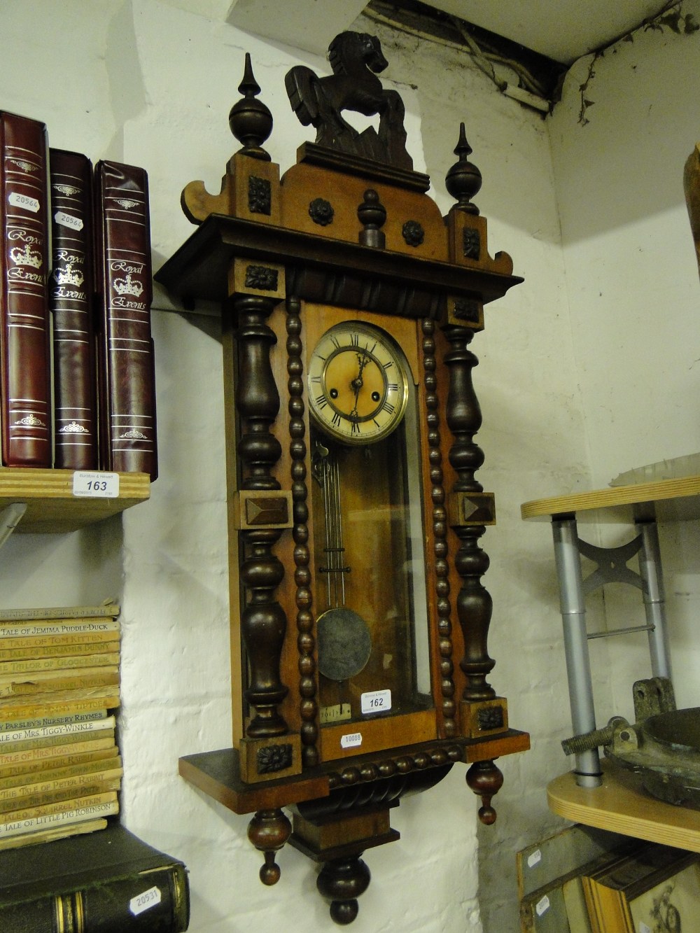 A Vienna regulator wall clock