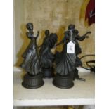 4 Wedgwood Signature figures.