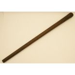 Tongan Bowai pole club, finely carved th