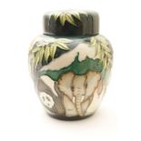 Moorcroft Noah's Ark ginger jar, circa 1