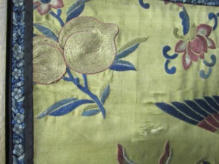 Chinese silk embroidered roundel, circa - Image 4 of 13