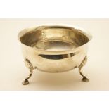 George III Irish silver sugar basin, Dub