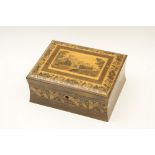 Victorian Tunbridge ware sewing box, cir