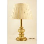 Brass table lamp in the Renaissance styl