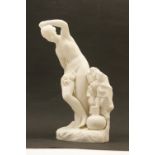 Victorian Parian figure 'Rebecca at the