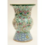 Canton vase, late 19th/early 20th Century,