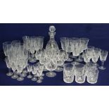 FOR CLARITY THE DESCRIPTION SHOULD READ LIQUEUR/PORT: Suite of Waterford Crystal glassware