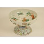 Chinese famille rose footed bowl, early 19th Century,