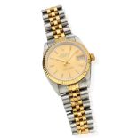 Lady's Rolex Oyster Perpetual Datejust chronometer wristwatch, circa 1990, model reference 68273,