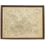 Thomas Conder steel engraving 'Plan of the town of Liverpool, with all the late improvements,