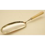 George V silver crumb scoop by Elkington & Co.
