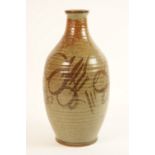 William Ruscoe studio stoneware vase,