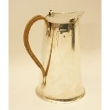 George V silver hot water jug, Chester 1915,