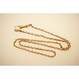 9ct gold chain necklace, 48cm, weight approx. 9.