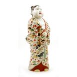 Japanese Kutani figure of a wrestler, 20th Century,