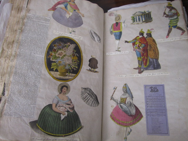 Interesting George III and later scrap book, circa 1800-30, - Image 7 of 9