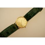 Gent's Longines 9ct gold cased manual wristwatch, no.