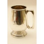 Silver pint tankard, Birmingham 1936,