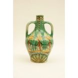 Della Robbia Moorish vase, possibly by Jessie Sinclair,